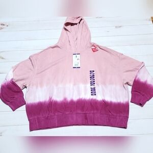 Wildfox French Terry Relaxed Fit Tie-Dye Pink Hoodie XXL - New With Tags